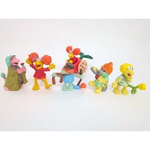 Fraggle Rock 1988 VTG Boober Doozer Mokey Wembley Pvc Figure Set Of 5 Toys